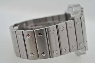 Thumbnail von Cartier Santos de Cartier Large Grey Dial WSSA0076 Dual Time