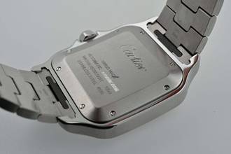 Thumbnail von Cartier Santos de Cartier Large Grey Dial WSSA0076 Dual Time