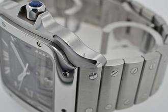 Thumbnail von Cartier Santos de Cartier Large Grey Dial WSSA0076 Dual Time