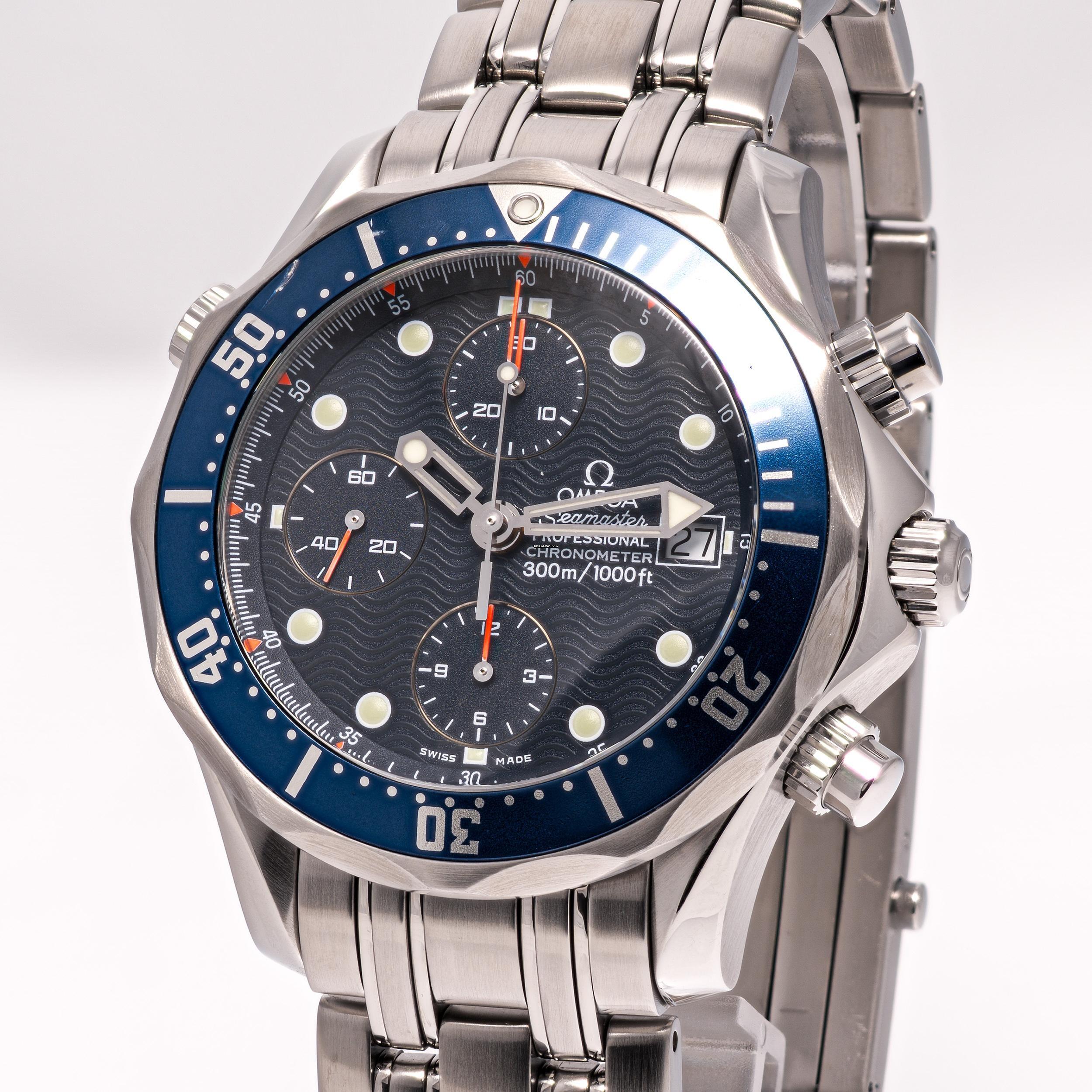 Omega Seamaster Diver 300 M Chronograph 41 – 2599.80.00– like NEW – 06/2003 Full Set
