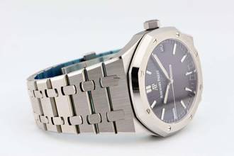 Thumbnail von Audemars Piguet Royal Oak 41mm - Schwarzes Zifferblatt - 15500ST.OO.1220ST.03