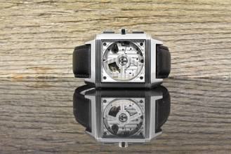 Thumbnail von Jaeger-LeCoultre Reverso Squadra Chronograph GMT Ref. Q7018620 Automatik Calibre 754 Zertifikat 2011