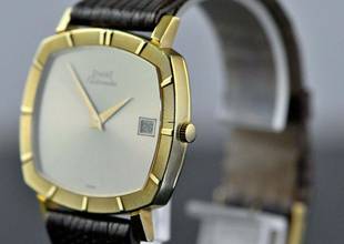 Thumbnail von Piaget rare Vintage TV Screen Date | 13423 | Automatic | yellow gold