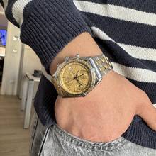 Thumbnail von Breitling Chronomat D13048 Chronograph Champagner-Zifferblatt Komplettset