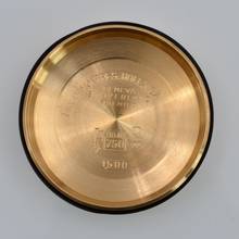 Thumbnail von Rolex Oyster Perpetual Date 1503/8 Soleil silver dial yellow gold 18KT Full Set TOP Condition