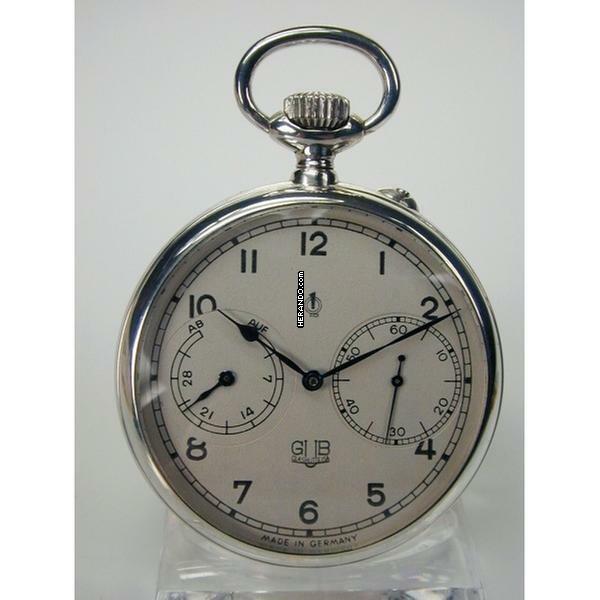  Glashütte Original GUB Auf & Ab Marine Beobachtungstaschenuhr 
