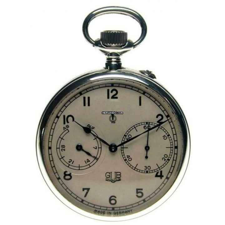  Glashütte Original GUB Auf & Ab Marine Beobachtungstaschenuhr 