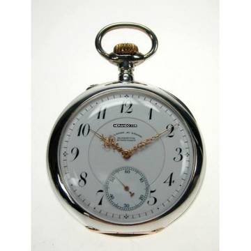 Glashütte Original A.Lange & Söhne Taschenuhr Silber offen