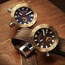 Thumbnail von Meccanica Grezza MG01 CC SUBACQUEI Bronze Lünette drehbar