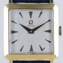 Thumbnail von Omega Classic 18K Square Vintage Cal. 511 Handwind Klassiker Dresswatch 60er </h1>