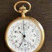 Thumbnail von Zenith Taschenuhr 18 K Chrono mit Tachymeter-Skala und Zähler </h1>