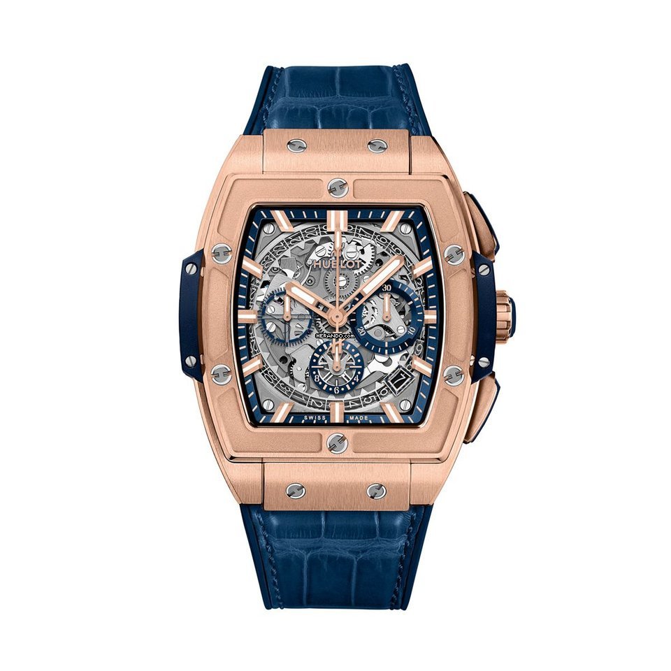  Hublot Spirit Of Big Bang King Gold Blue 641.OX.7180.LR