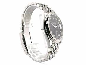 Thumbnail von Rolex Datejust 41 Edelstahl Weißgold 126334 Schwarz Diamant Jubile </h1>