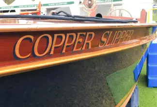 Thumbnail von Andrews Boats 	30 Greyhound Slipper Copper Slipper