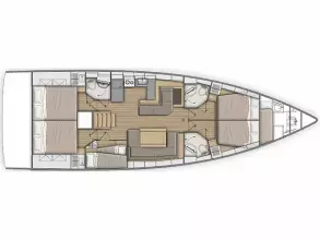 Thumbnail von Beneteau Oceanis 51.1 Maelle - Standard line