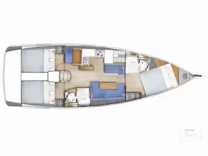 Thumbnail von Jeanneau Sun Odyssey 410 Eumephe - Standard line