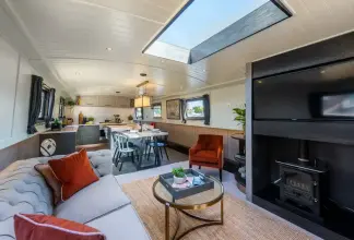 Thumbnail von Waterspace Living 70` Greenwich 70 Luxury Widebeam at Poplar Marina