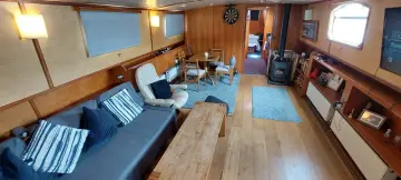 Thumbnail von Custom 65ft Dutch Barge Flat over crest