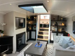 Thumbnail von Waterspace Living 70` Greenwich 70 Luxury Widebeam at Poplar Marina