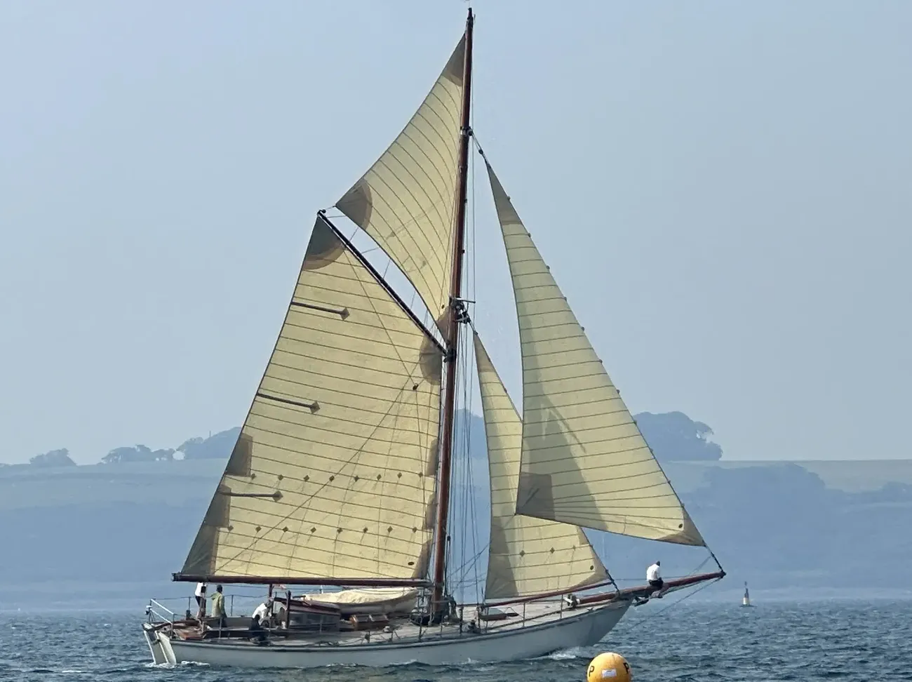 Laurent Giles Dyarchy Gaff Cutter