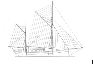 Thumbnail von Jensen and Lauridsen Gaff Ketch 65' Danish Gaff Ketch