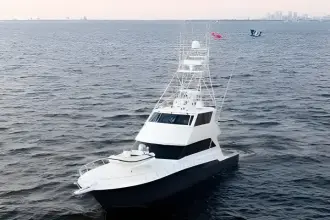 Thumbnail von Viking 72 Enclosed Bridge Reel Blonde