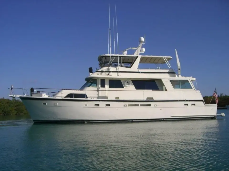 Hatteras 63 Cockpit Motor Yacht WOLO