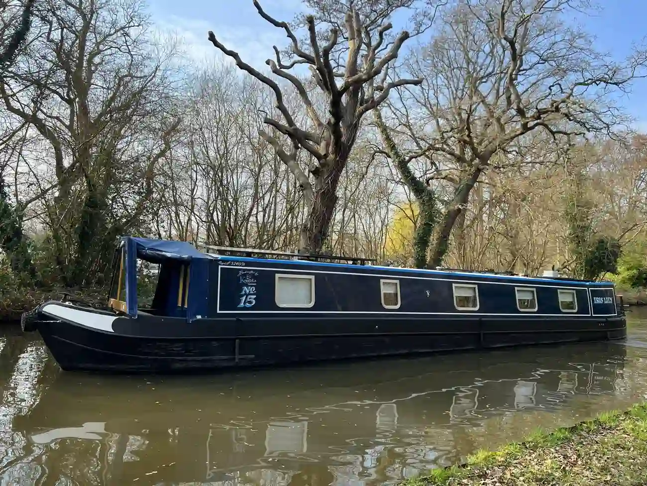Knights Narrowboats 52' Semi Trad Narrowboat Iris Lily