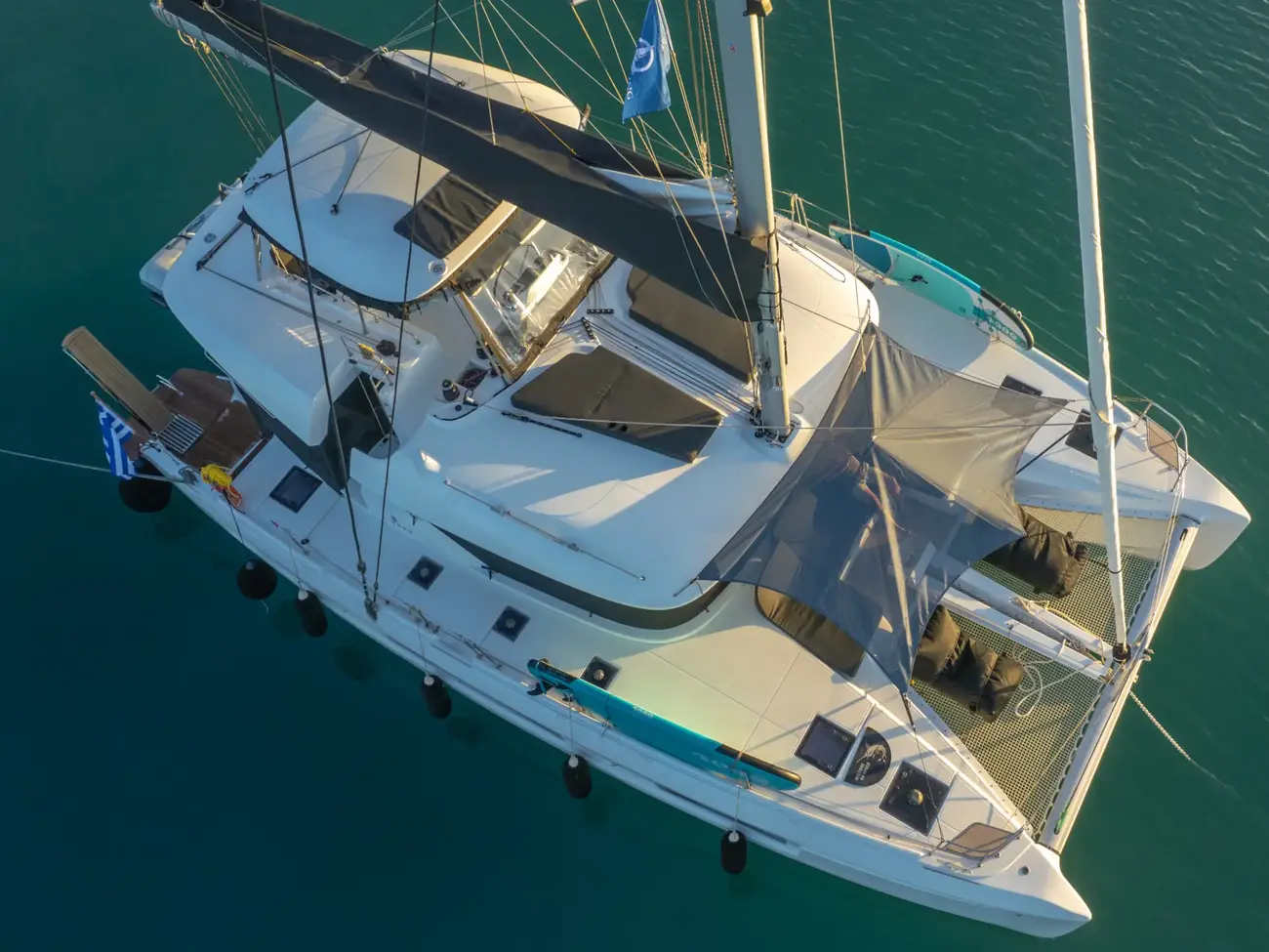 Lagoon 51 AEGEUS (klimatyzacja, generator, pralka, kokpit z teaku, światła podwodne)