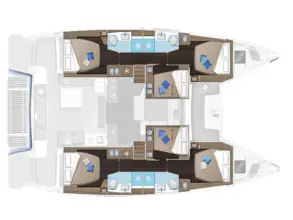 Thumbnail von Lagoon 51 AEGEUS (Klima, jenerik, W.Maker, teak güverte, su altı ışıkları)