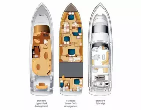 Thumbnail von Hatteras 80 Enclosed Bridge Skylounge