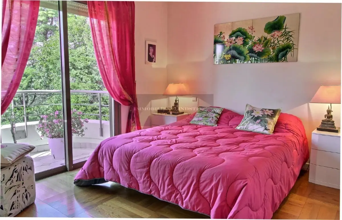 Schlafzimmer rosa