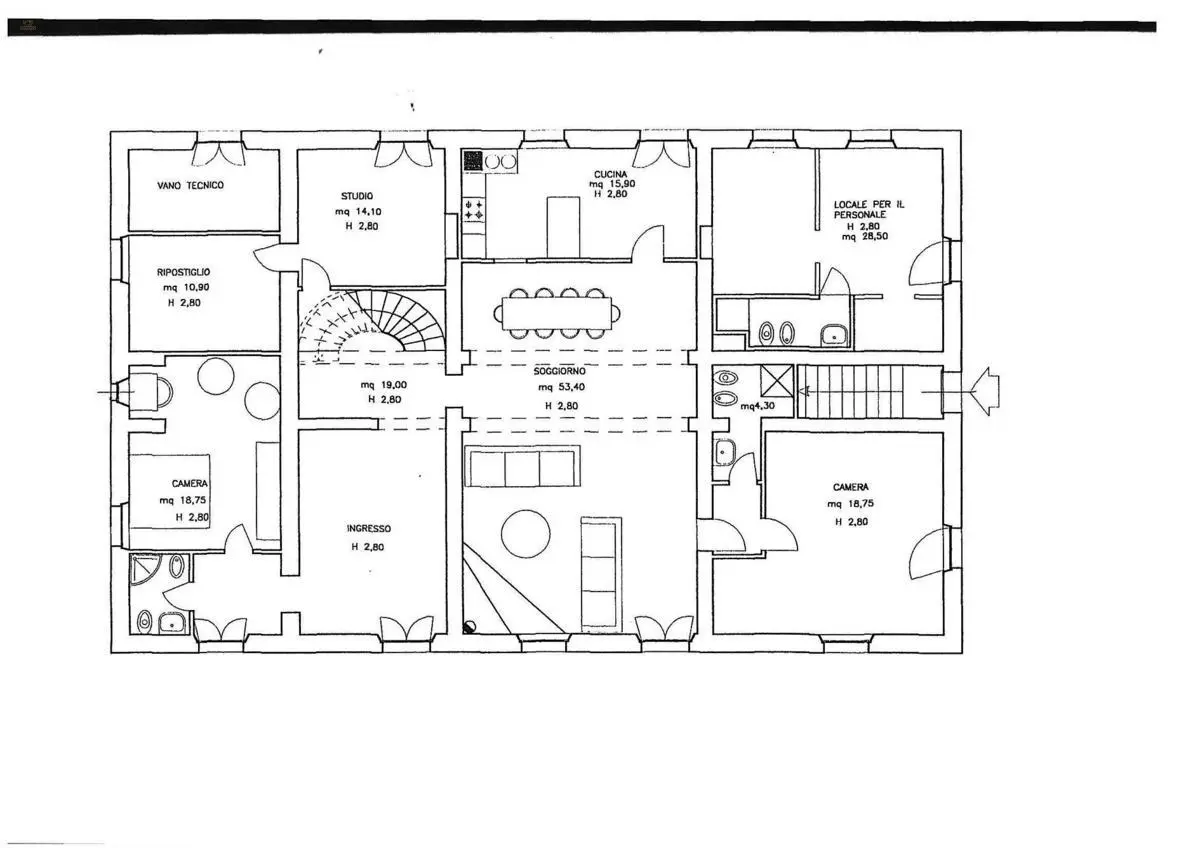 RIF 2262 Grundriss Haupthaus EG