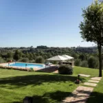 RIF 2725 Pool mit Blick auf Siena