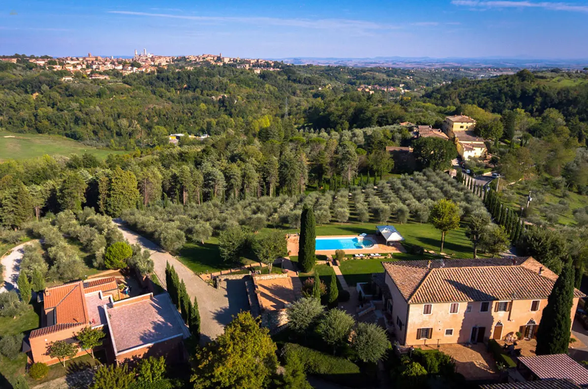 RIF 2831 Panoramablick auf Siena