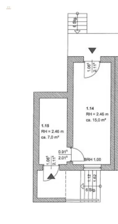 Grundriss Gewerbe 1