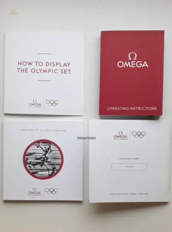 Omega Seamaster Olympic games Limited Edition set 5 Psc Nr60 522.32.40.20.04.001 - 6