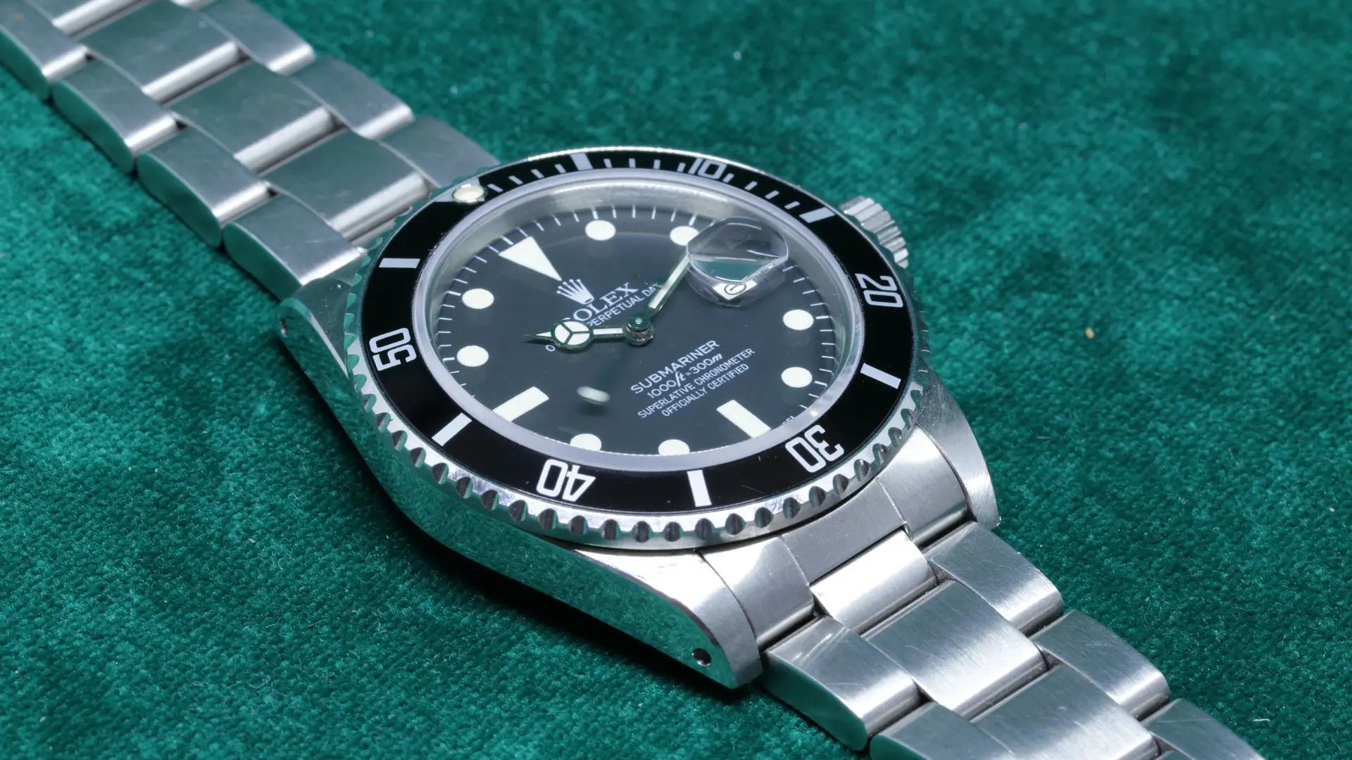 ROLEX Submariner 16800 matt dial