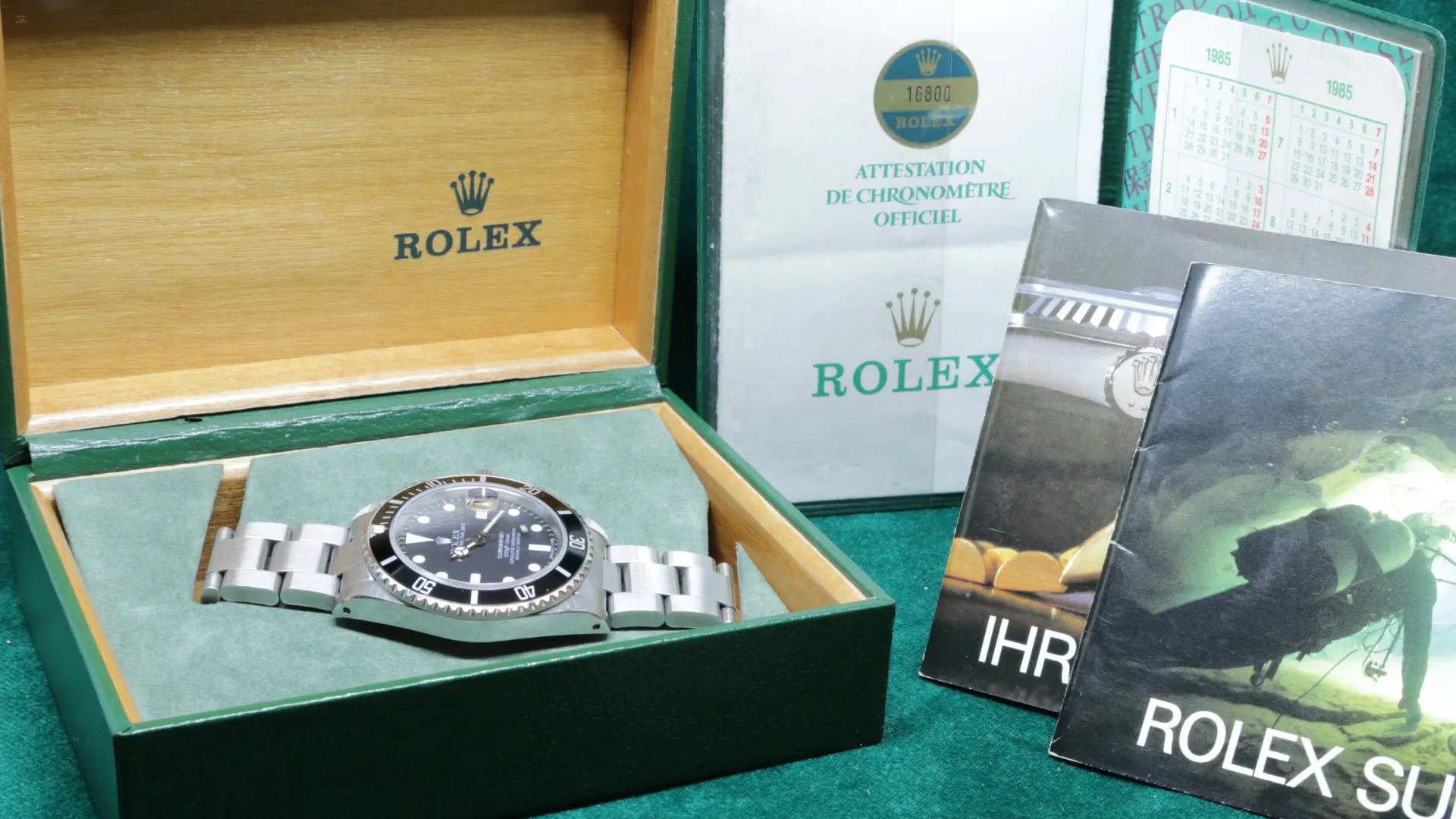 ROLEX Submariner 16800 matt dial