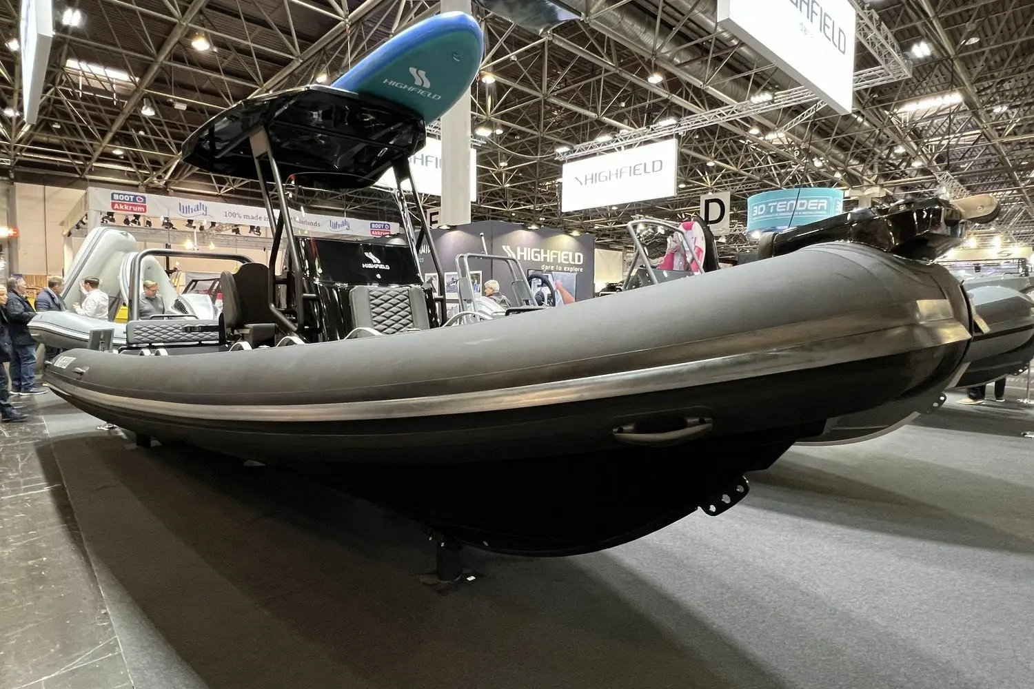 Highfield SP 700 aluminium RIB - starboard side