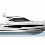 Jeanneau Leader 36 diesel sports cruiser - line diagra side view