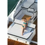 Jeanneau Leader 36 diesel sports cruiser - aft sun lounger