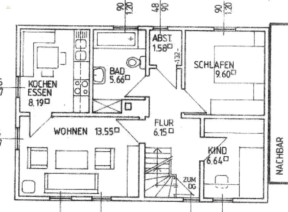 Grundriss Obergeschoss