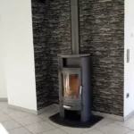 Kamin im Wohnzimmer