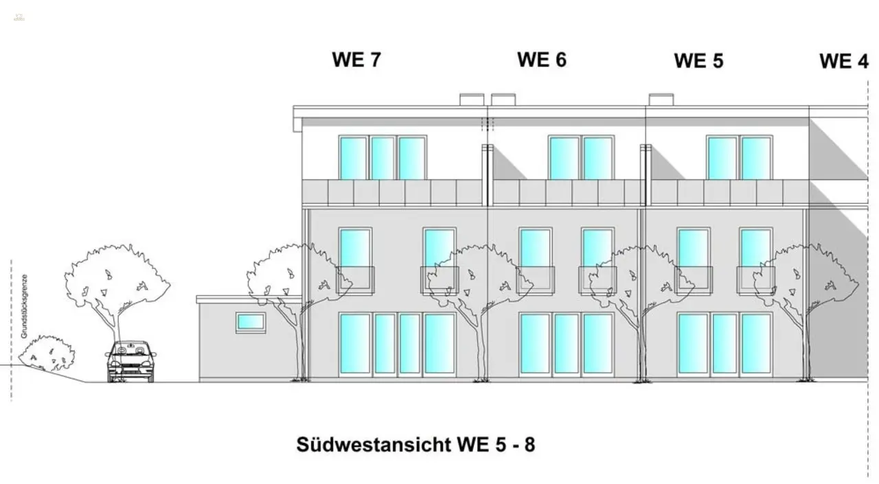 Süd-West Ansicht