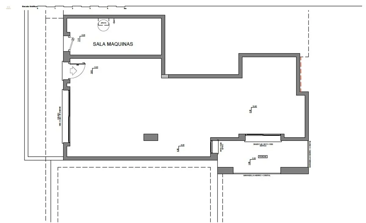 Grundriss Unterbau