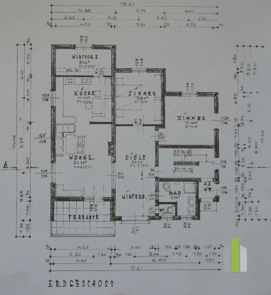 Plan Erdgeschoss